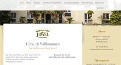 Desktop Screenshot of mediterran-hotel-juwel.de